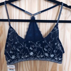 NWT FREE PEOPLE Navy Constellation Bralette🌌